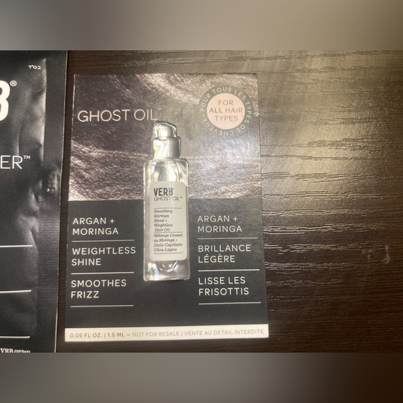 Verb Ghost shampoo, conditioner & oil travel set. Brand new. Comes with 1 of ea - Picture 3 of 4